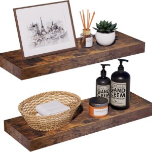 Wooden Wall Shelf (Rustic Finish)